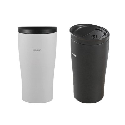 画像1:  HARIO(ハリオ)フタ付き保温タンブラー300 2個セット フタ付きでアツアツも冷え冷えも美味しく飲める♪ギフトにも最適な逸品です (1)