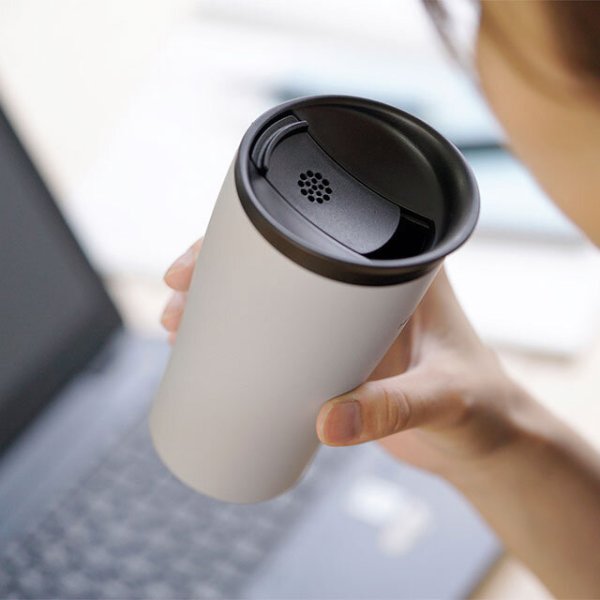 画像3:  HARIO(ハリオ)フタ付き保温タンブラー300 2個セット フタ付きでアツアツも冷え冷えも美味しく飲める♪ギフトにも最適な逸品です (3)