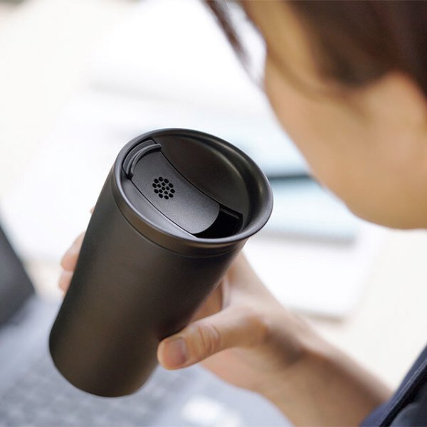 画像7:  HARIO(ハリオ)フタ付き保温タンブラー300 2個セット フタ付きでアツアツも冷え冷えも美味しく飲める♪ギフトにも最適な逸品です (7)