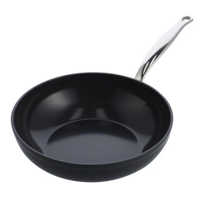 画像1: グリーンパン バルセロナプロ ウォックパン 28cm 化学物質を含まない素材で作った体にやさしいフライパン (1)