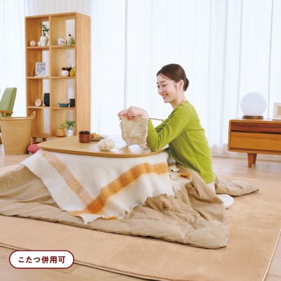 画像5: ゼンケン 電磁波99%カット 電気ホットカーペット2畳タイプ モカブラウン【カバー付】心地よい手触り＆暖かさをお届けします。 (5)