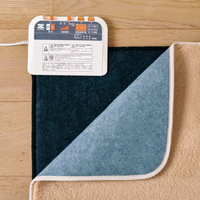 画像4: ゼンケン 電磁波99%カット 電気ホットカーペット3畳タイプ モカブラウン【カバー付】心地よい手触り＆暖かさをお届けします。 (4)