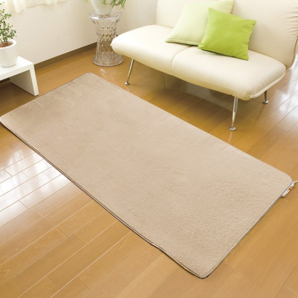 画像3: ゼンケン 電磁波99%カット 電気ホットカーペット1畳タイプ モカブラウン【カバー付】心地よい手触り＆暖かさをお届けします。 (3)