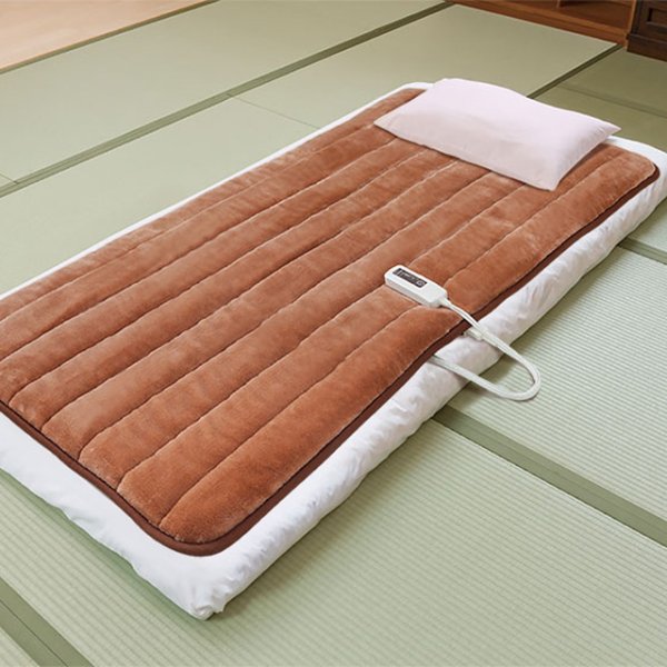 画像3: ゼンケン 電磁波99%カット 1人用電気マット ふんわり気持ちいいリラックスタイムを・・・。電磁波99%カットで、健康に気を遣っているあなたにピッタリの電熱マット。 (3)