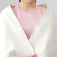 画像4: ゼンケン 電磁波99%カット 電気ひざかけ ワイドサイズ ゆったり あたたか ひざかけ ブランケット (4)