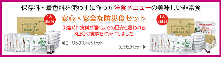 エコワン 洋風防災食セット