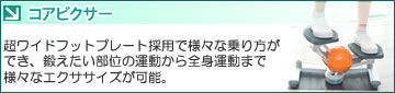 エアロライフ コアビクサー 上半身の多彩な運動を同時に実現！