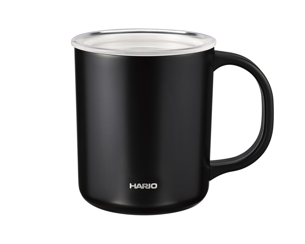 セラミックコーティング 真空二重保温マグ 350mL ブラック CMG-350-B