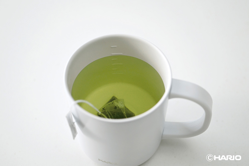 ホワイト ティーバッグでお茶も