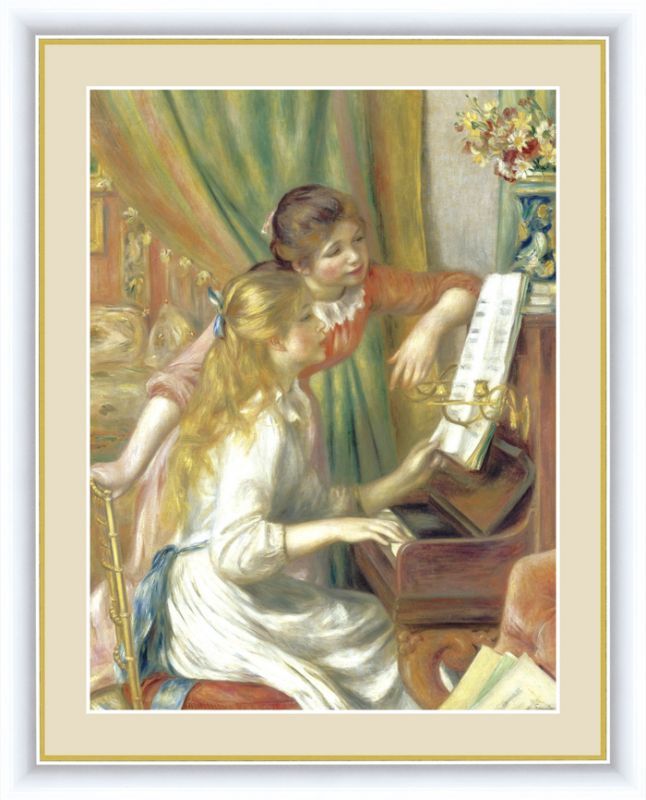 ピエール＝オーギュスト・ルノワール G4-BM033 ピアノに寄る少女たち