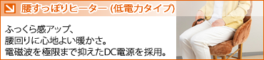 ゼンケン 腰すっぽりヒーター【低電力タイプ】