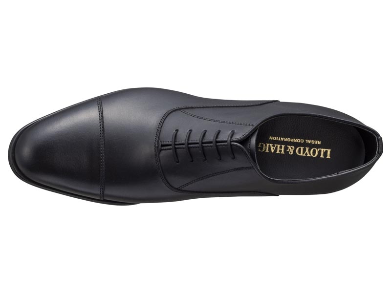 LLOYD&HAIG ストレートチップ ブラック LH01CIY メンズ ビジネスシューズ 上面